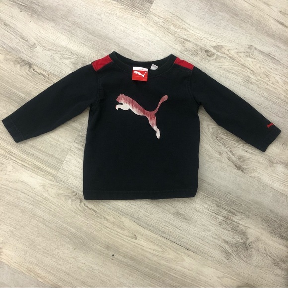 Puma 24m Boys Toddlers Matching Set - Red black and white - Picture 6 of 13